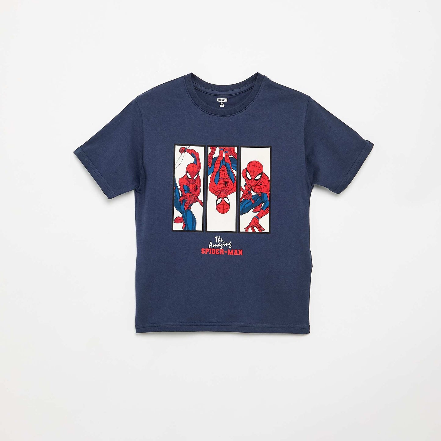 T-shirt 'Spider-Man' 'Marvel' manches courtes BLEU