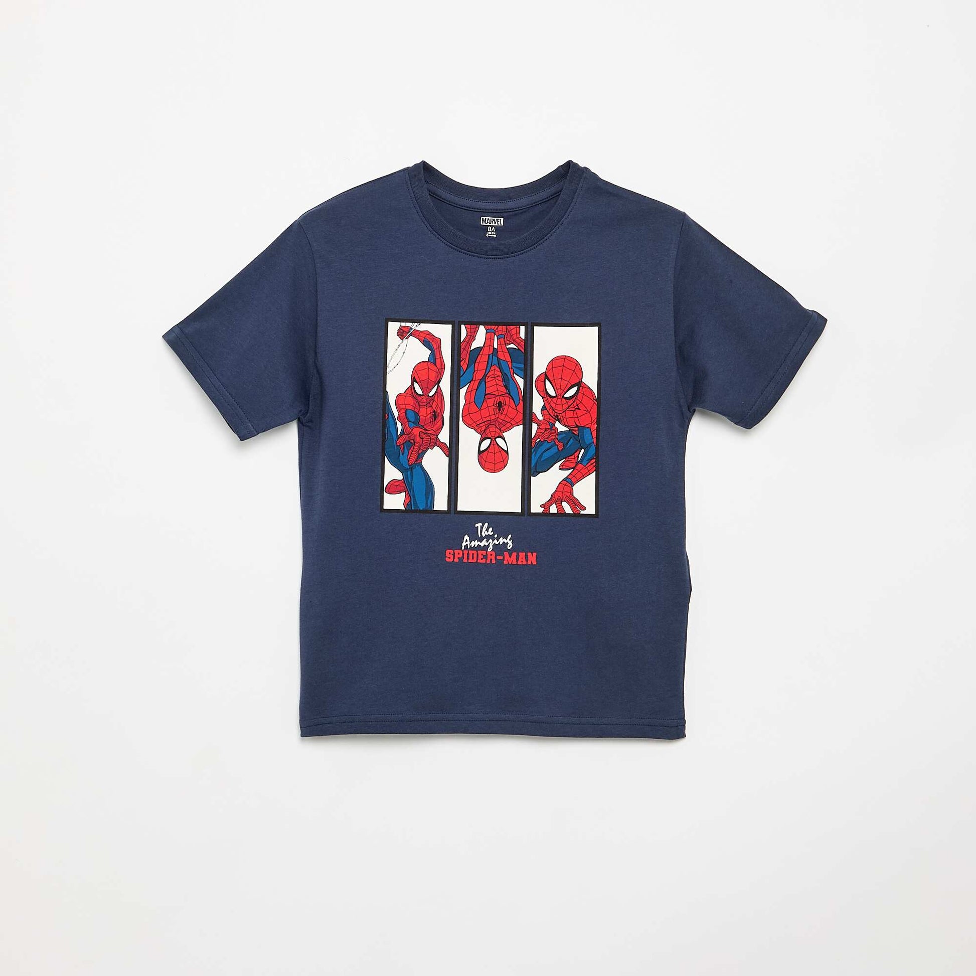 T-shirt 'Spider-Man' 'Marvel' manches courtes BLEU