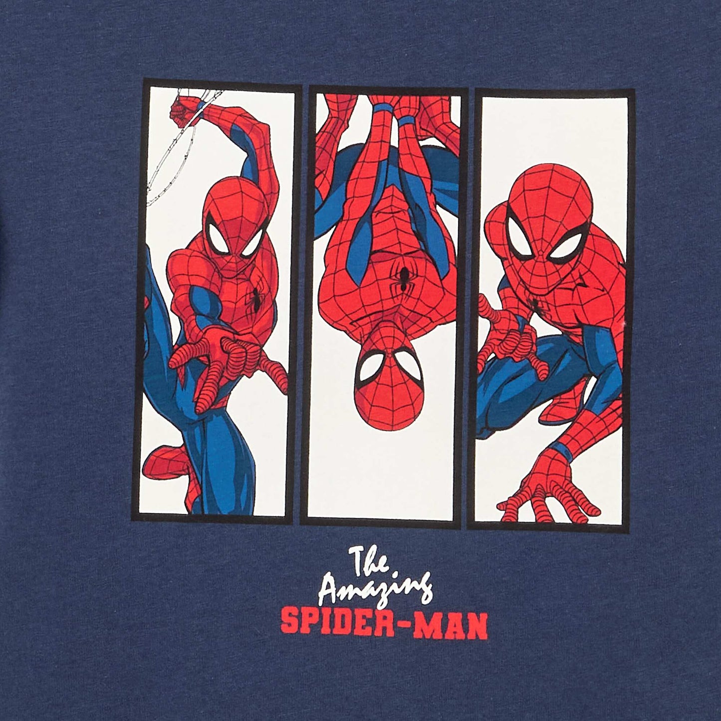 T-shirt 'Spider-Man' 'Marvel' manches courtes BLEU