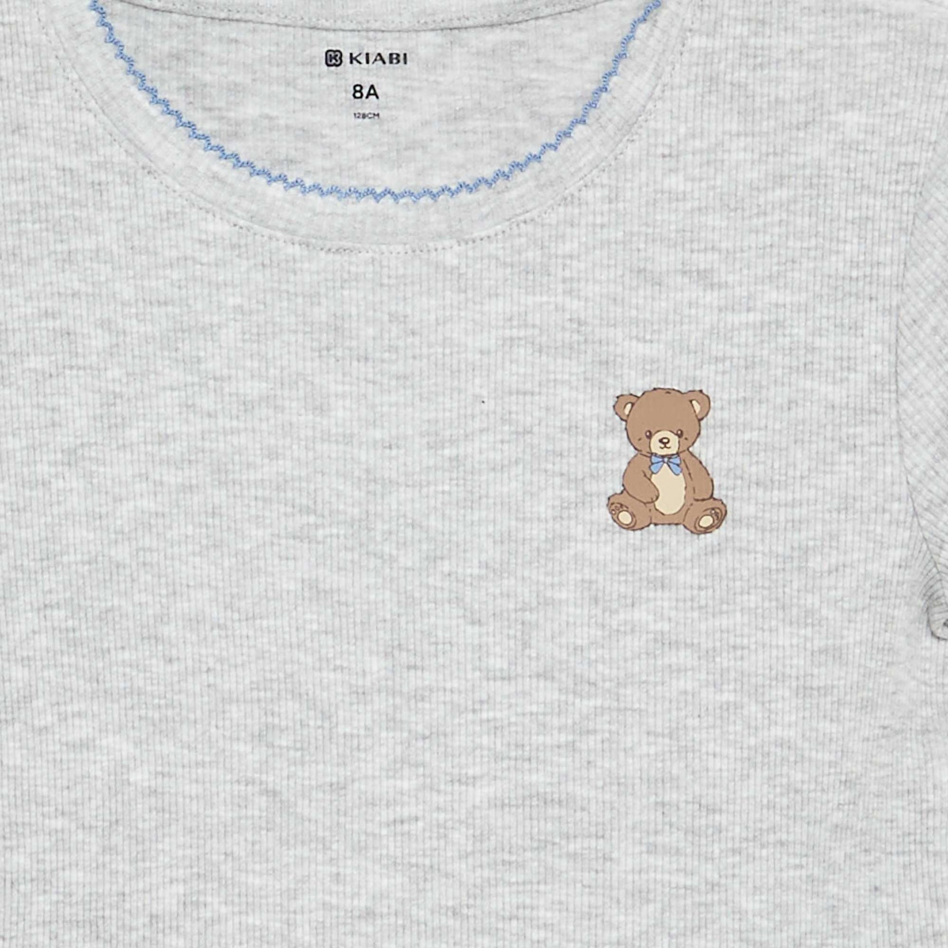 Pyjama 2 pièces en coton BLEU
