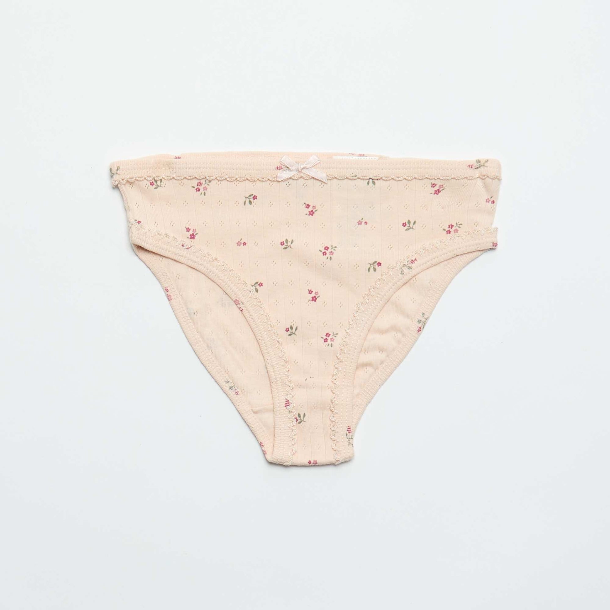 Lot de 3 culottes en maille pointelle BEIGE