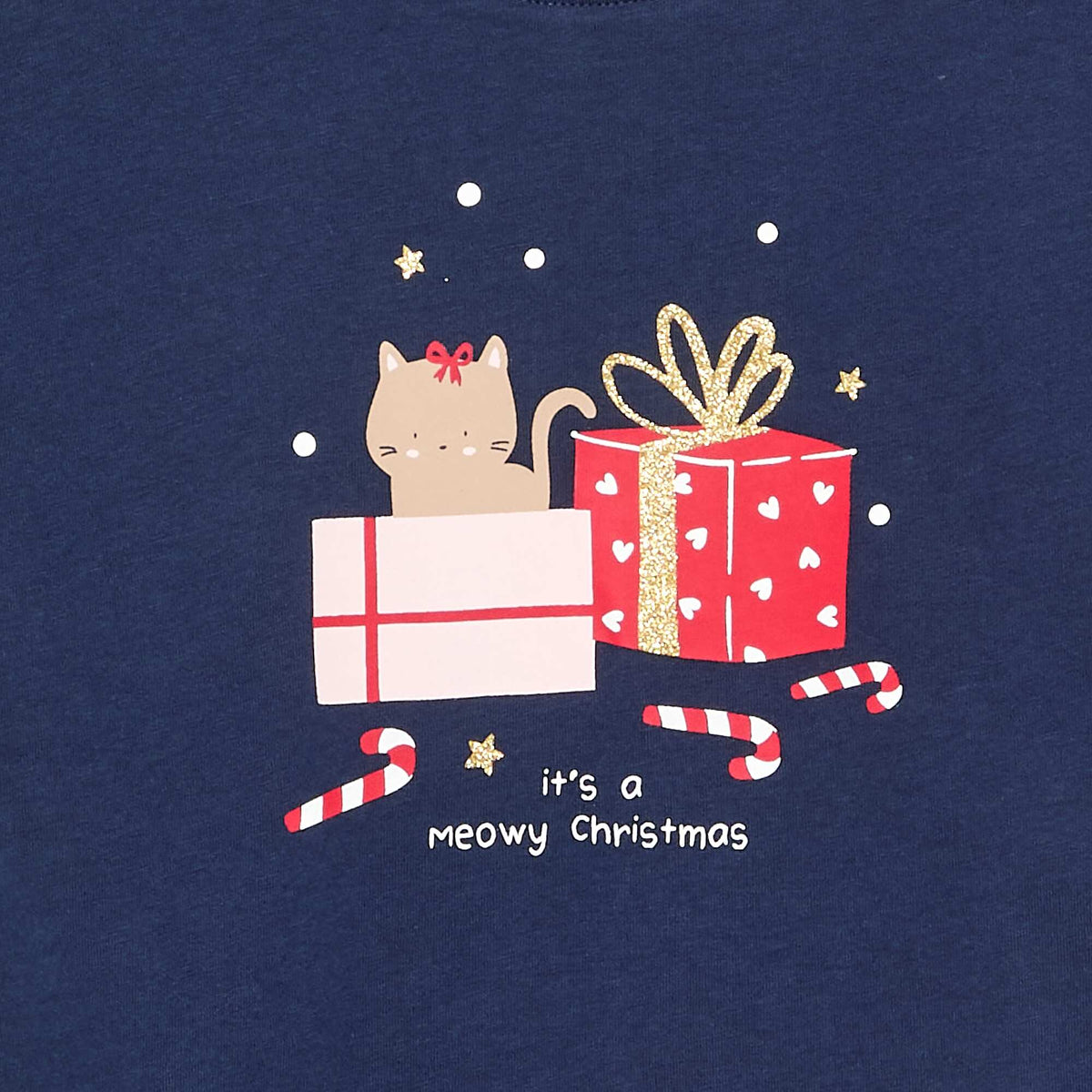 T-shirt 'Noël' à manches courtes BLEU