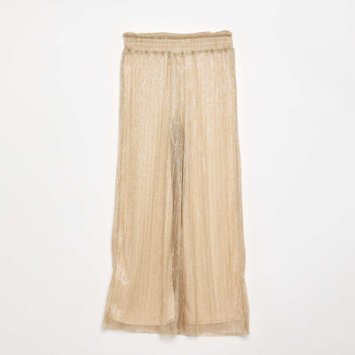 Pantalon de cérémonie doré BEIGE