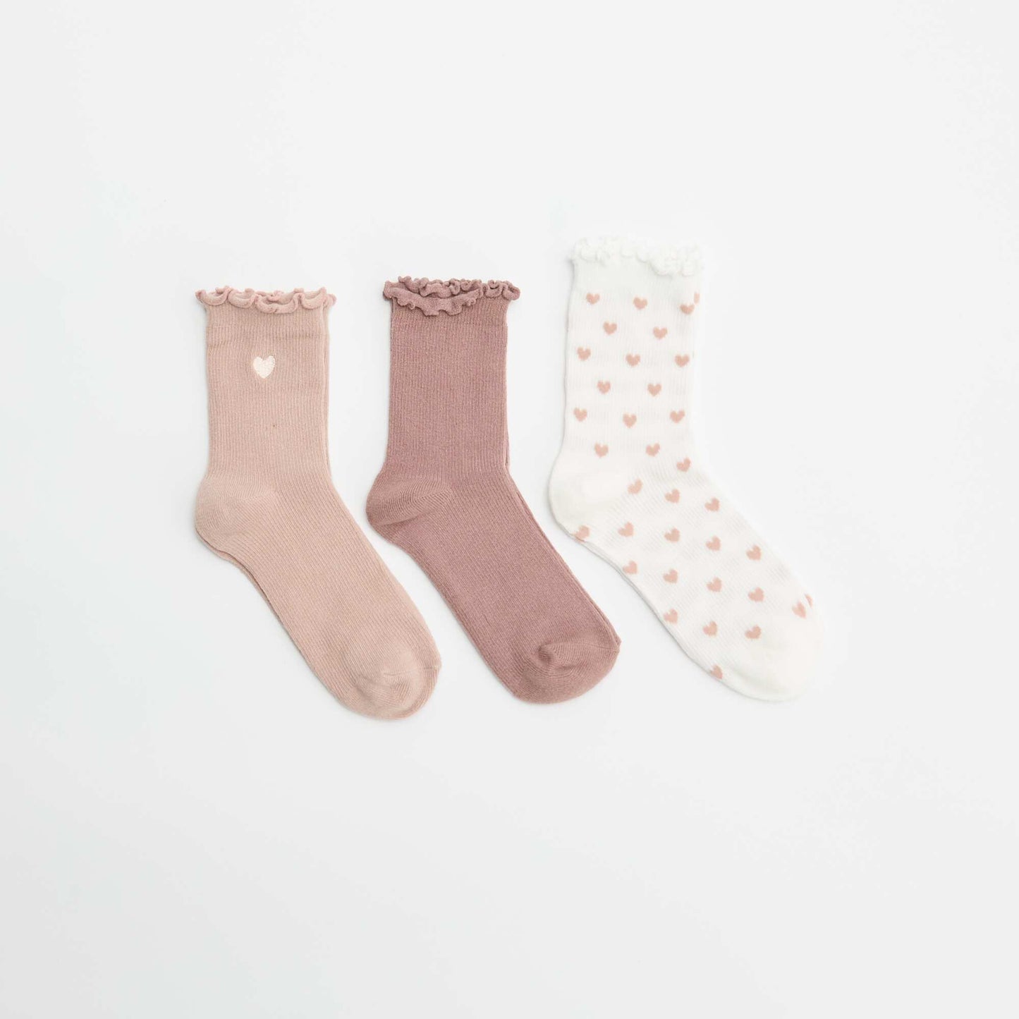 Lot de 3 mi-chaussettes BEIGE