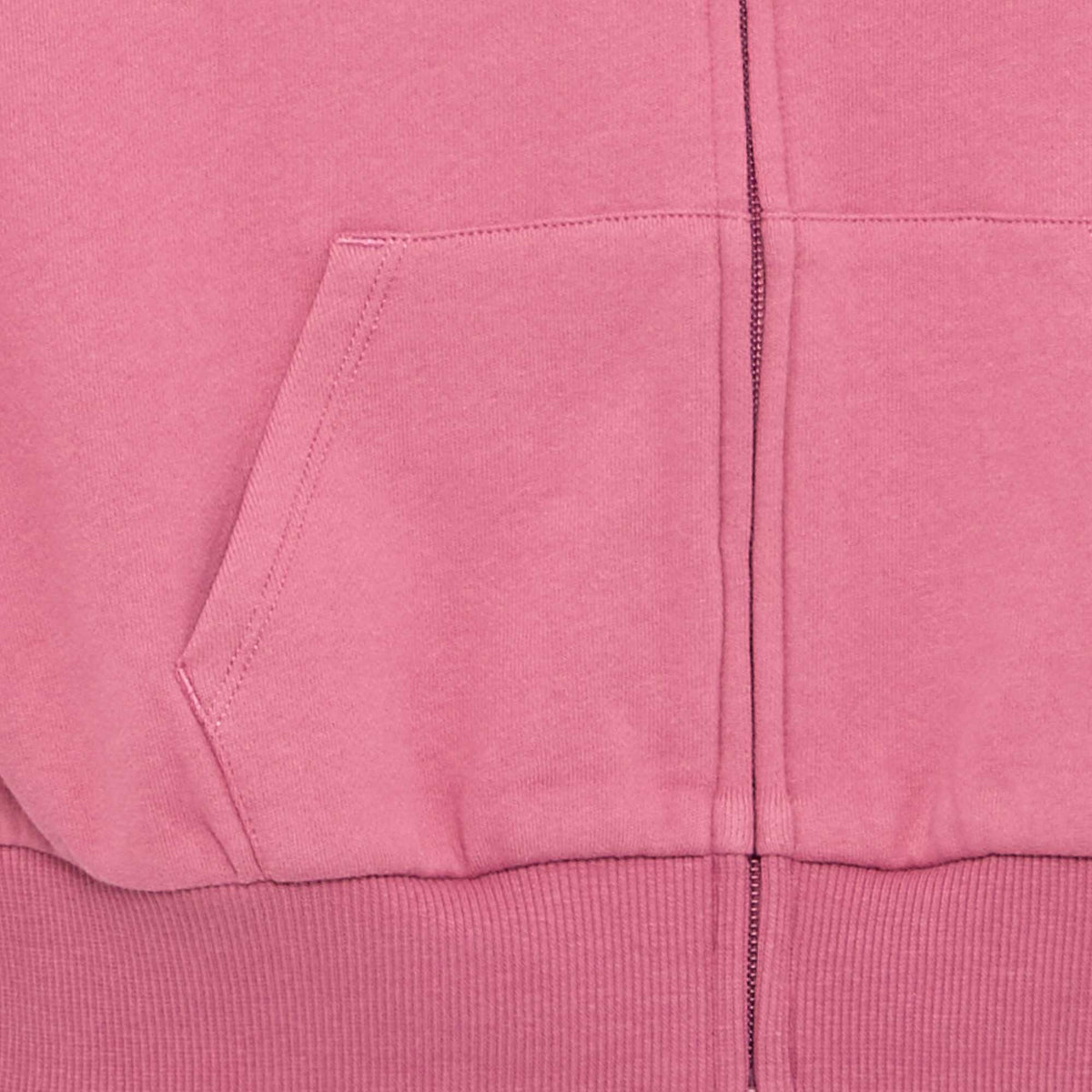 Sweat zippé à capuche ROSE