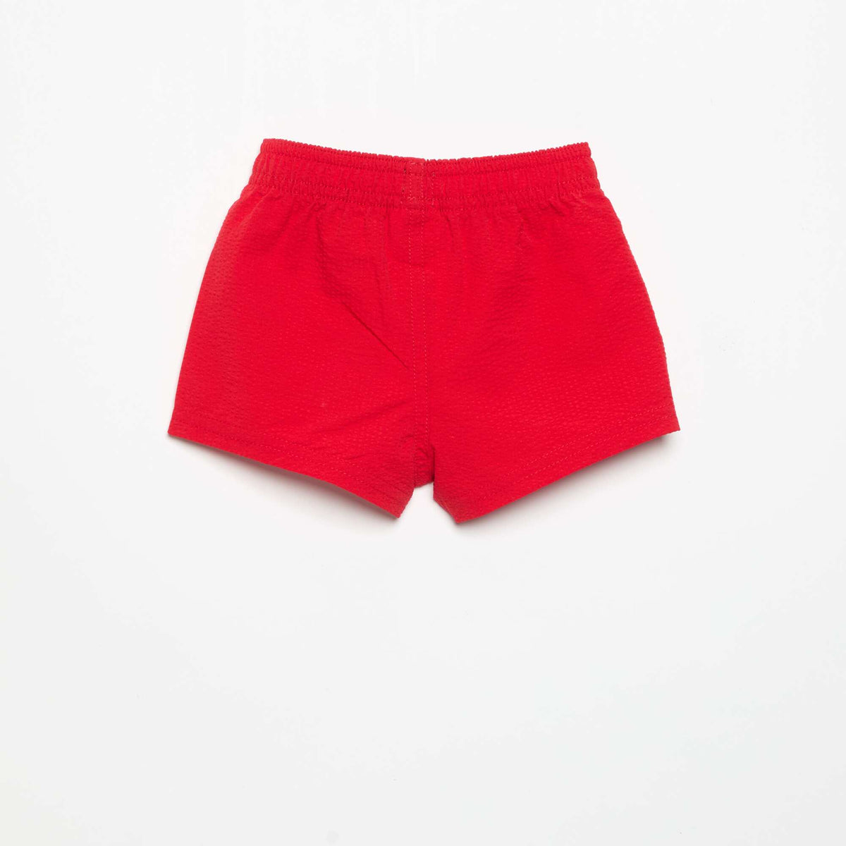 Boxer de bain uni ROUGE