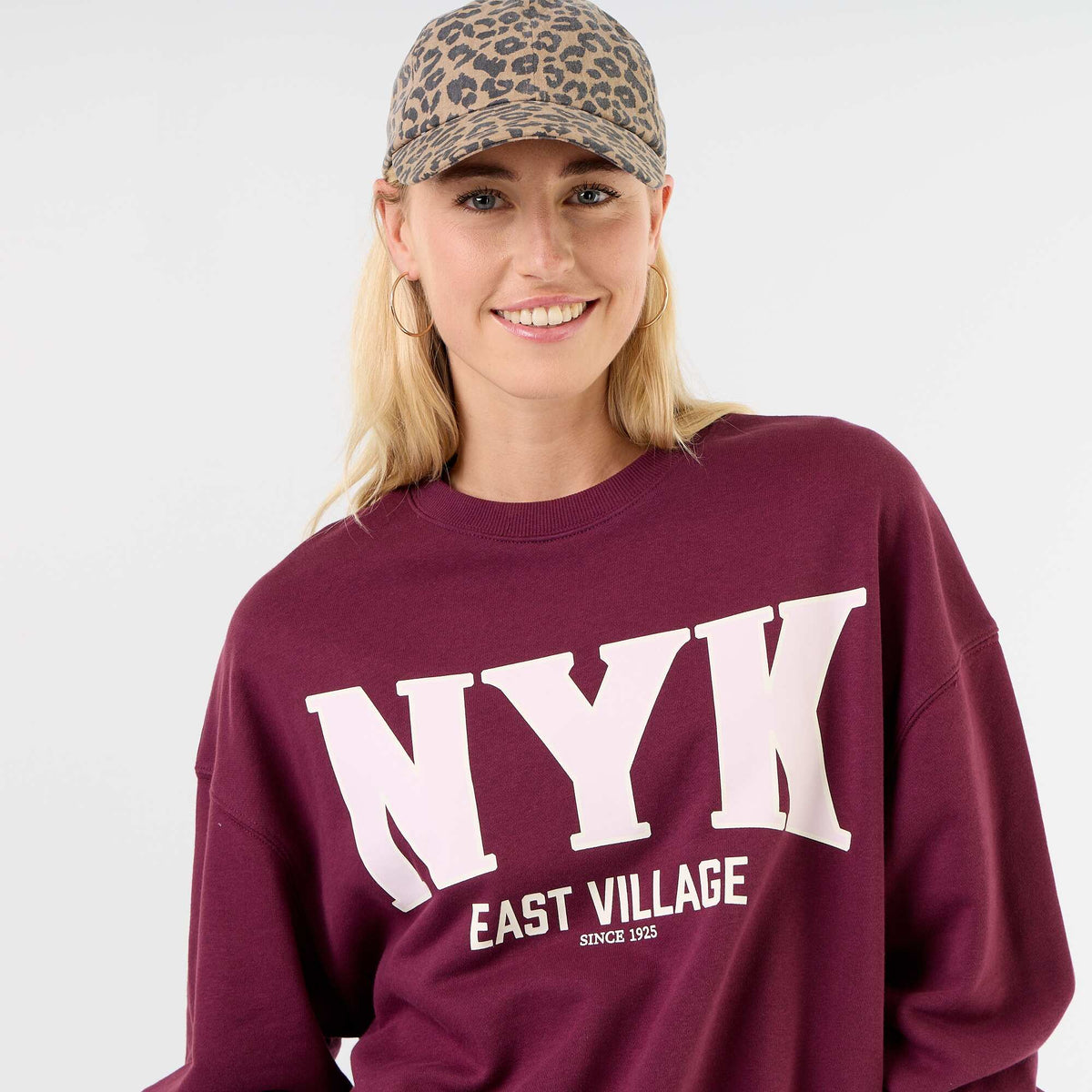 Sweat crop top VIOLET