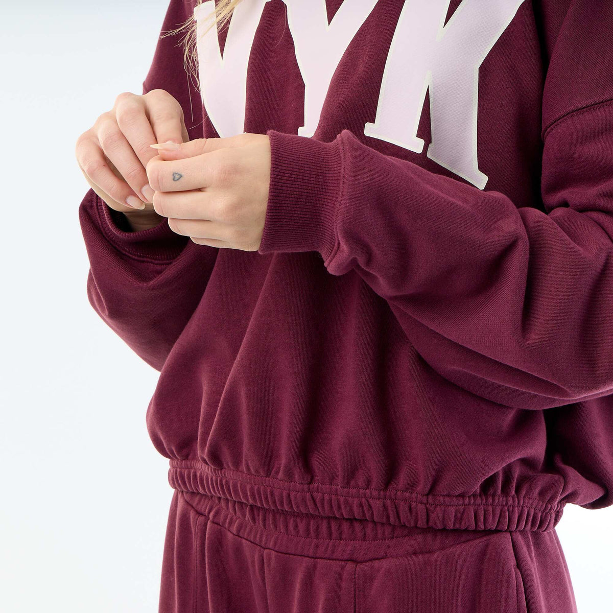 Sweat crop top VIOLET