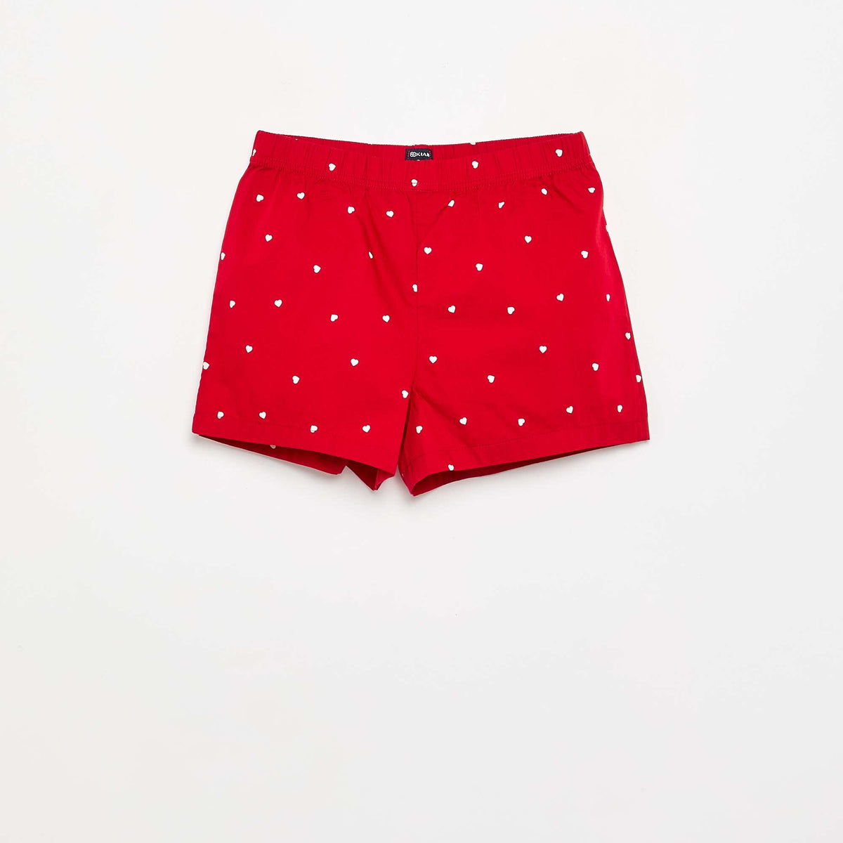 Pyjama 2 pièces - Chemisier + short ROUGE