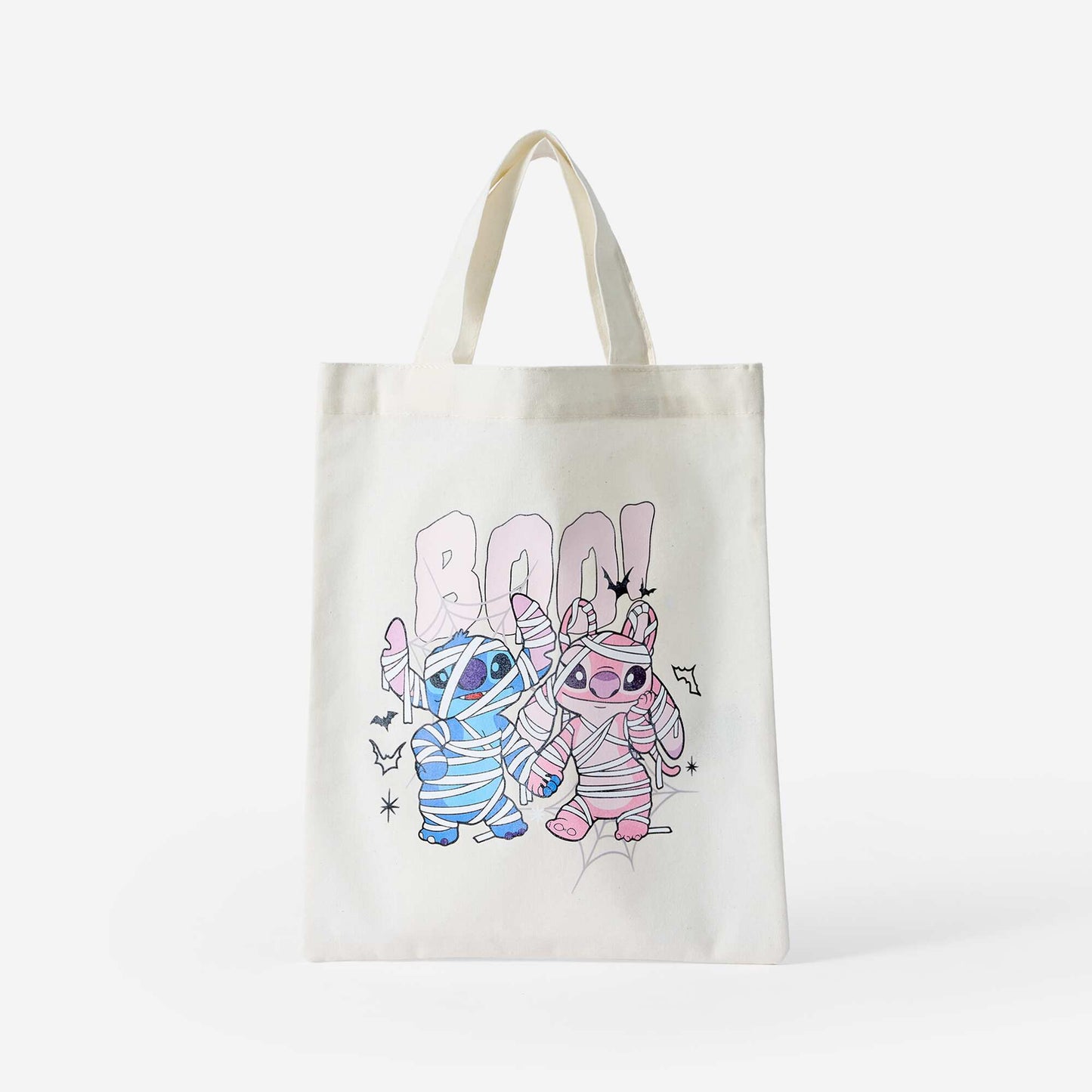 Tote bag / Sac à bonbons pour Halloween 'Stitch' 'Disney' NOIR