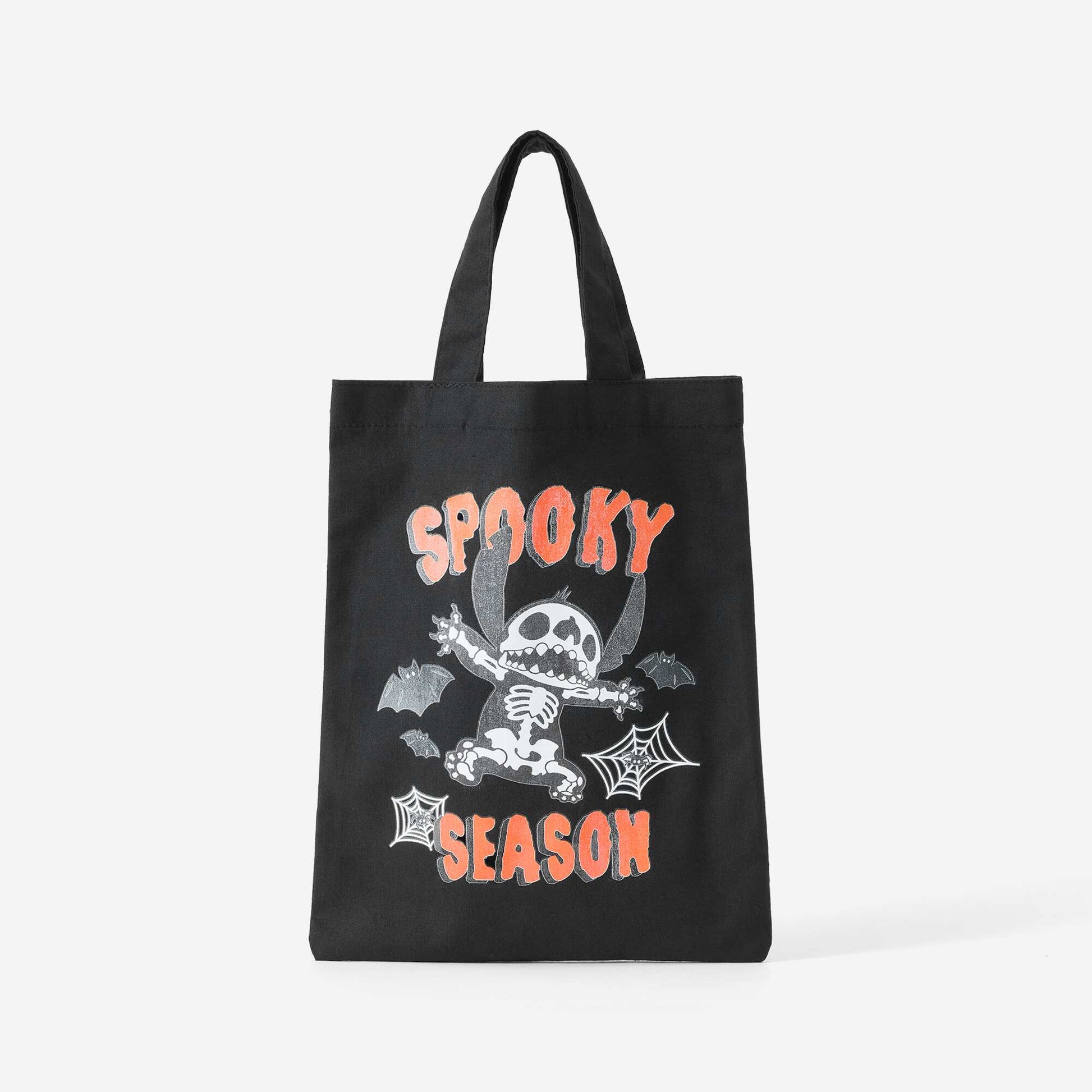Tote bag / Sac à bonbons pour Halloween 'Stitch' 'Disney' NOIR