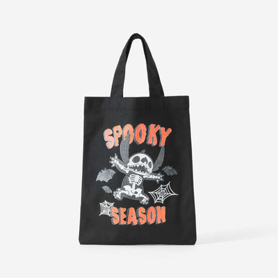 Tote bag / Sac à bonbons pour Halloween 'Stitch' 'Disney' NOIR