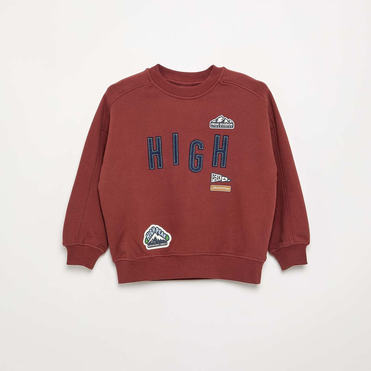 Sweat oversize imprimé ROUGE
