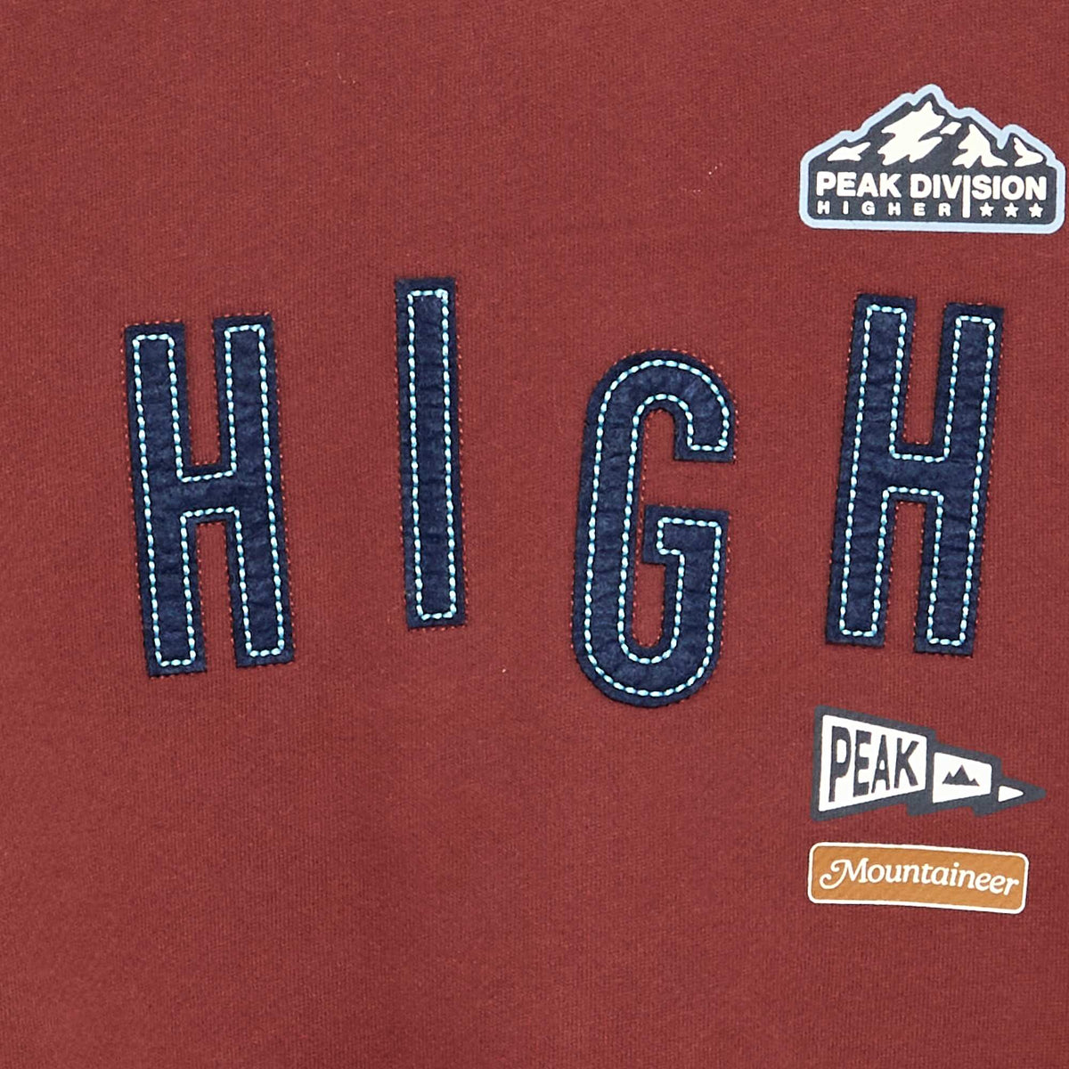 Sweat oversize imprimé ROUGE