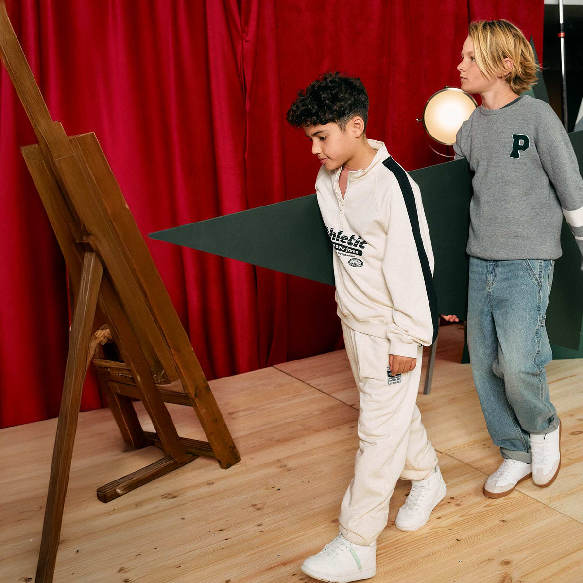 Jogging de sport en French Terry BEIGE