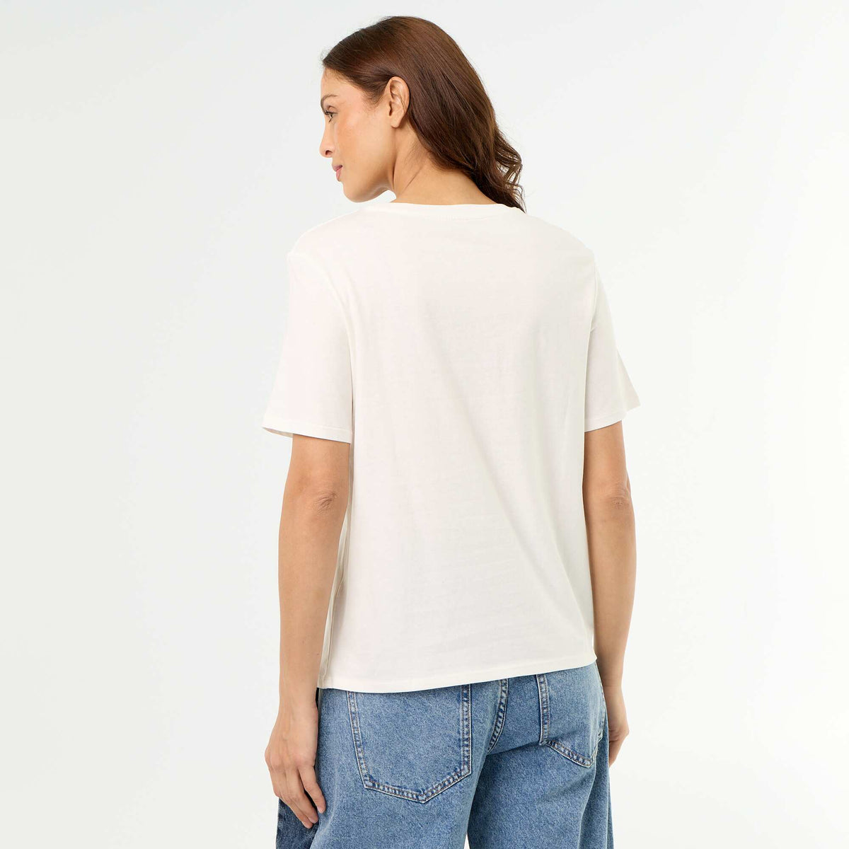 Tee-shirt avec imprimé Noël BLANC