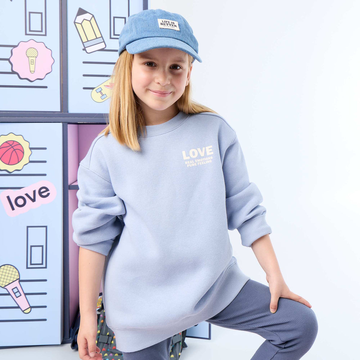 Ensemble sweat + legging - 2 pièces BLEU
