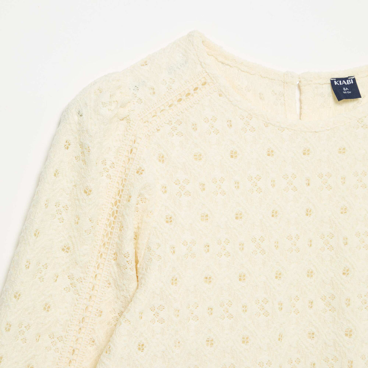 Pull en maille ajourée BEIGE