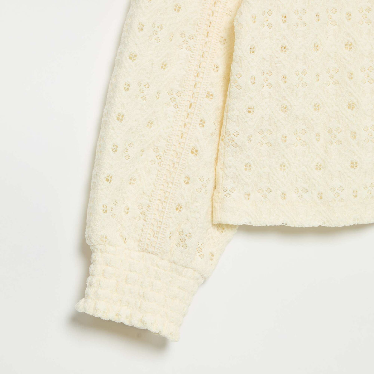 Pull en maille ajourée BEIGE