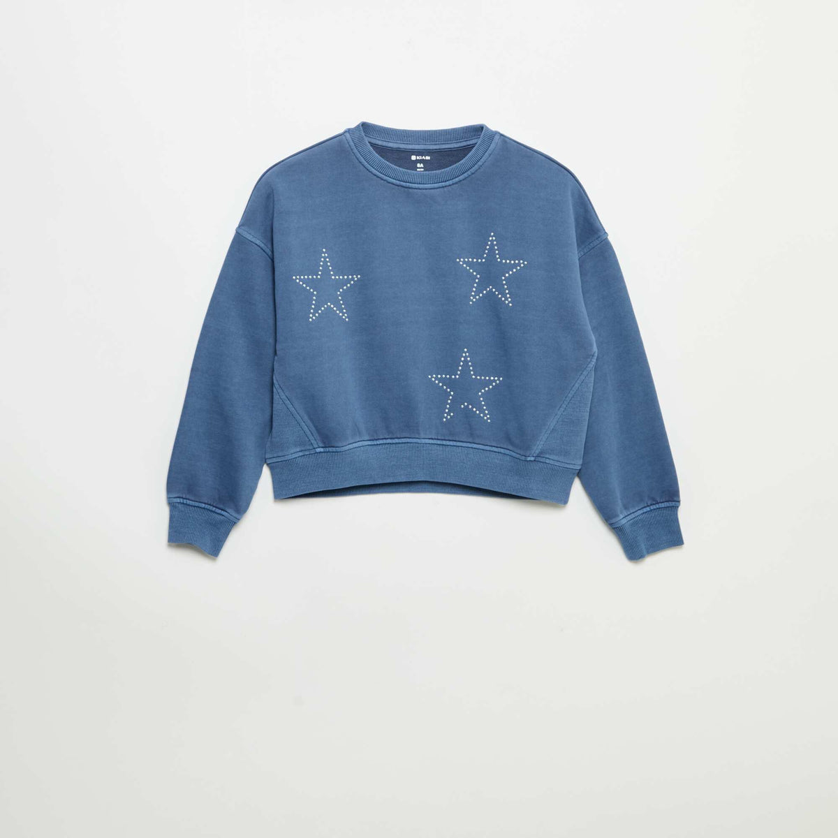 Sweat avec strass BLEU