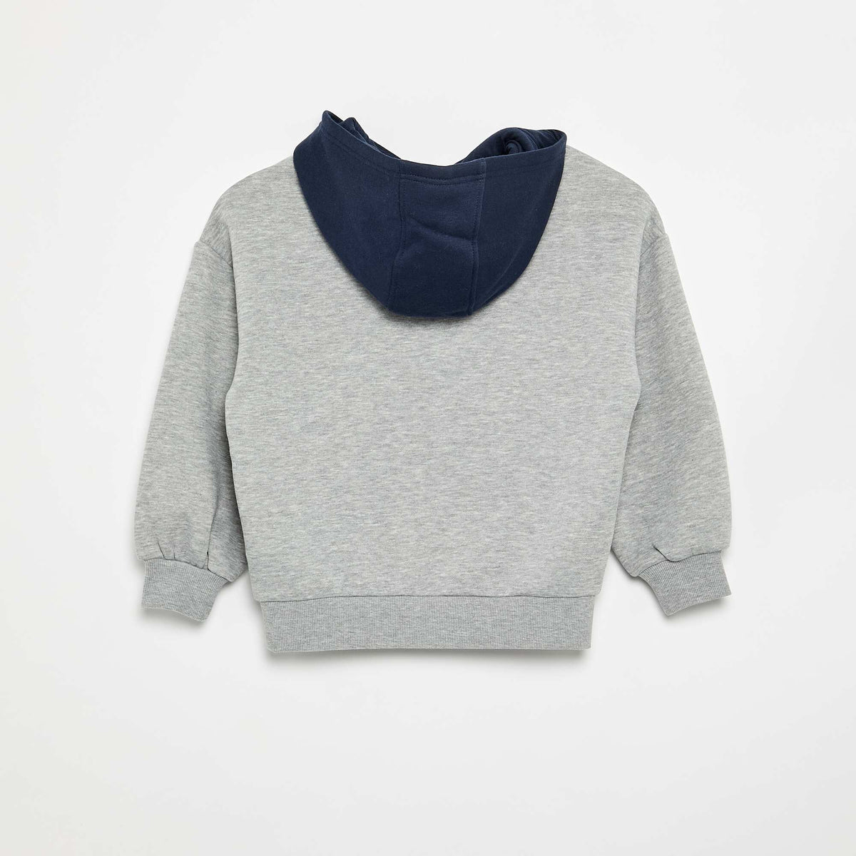 Sweat à capuche imprimé GRIS