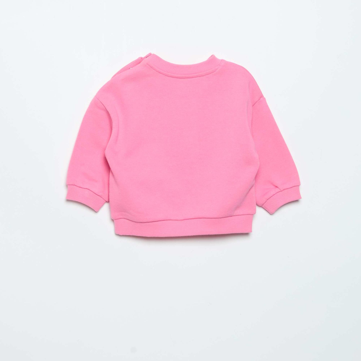 Sweat uni en molleton non gratté ROSE