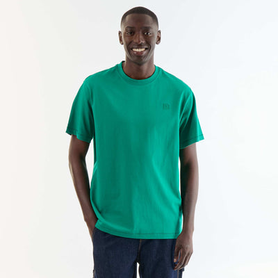 Tee-shirt uni à manches courtes confort fit VERT