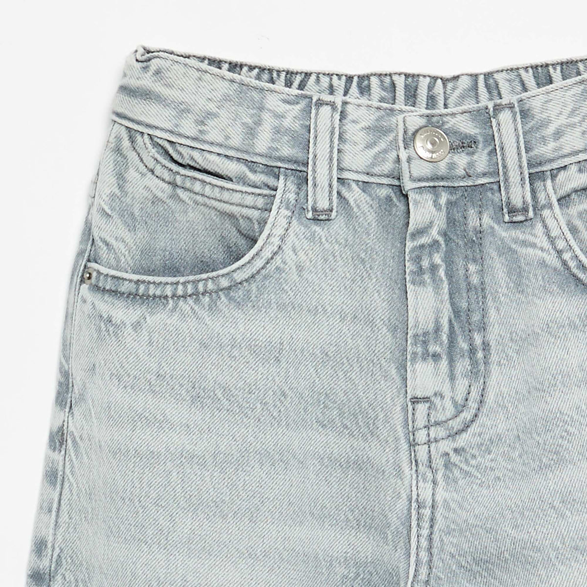 Denim coupe baggy 5 poches GRIS