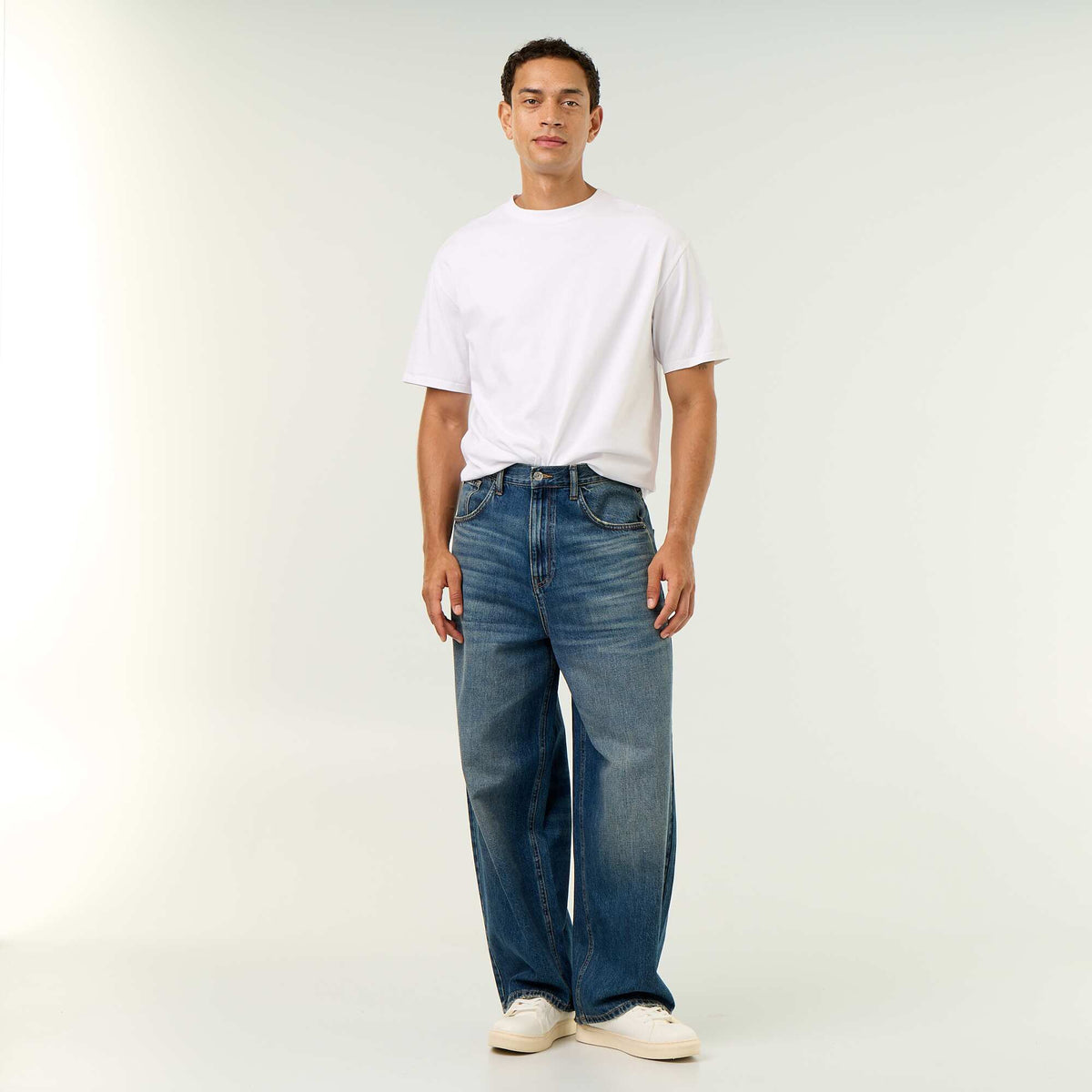 Jean coupe super baggy BLEU