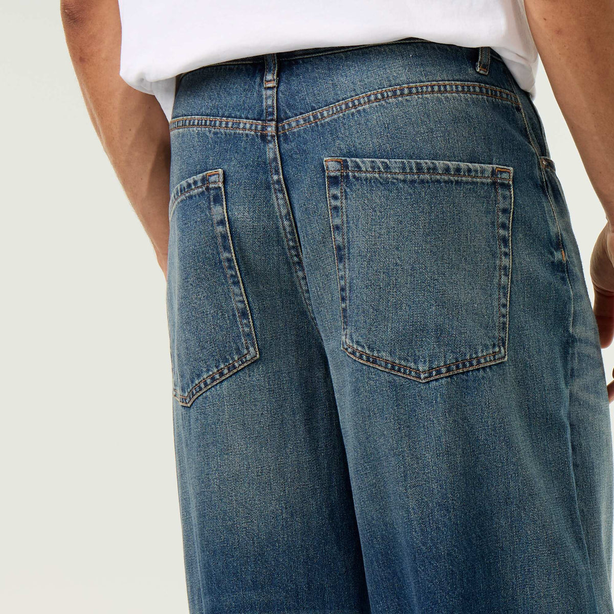 Jean coupe super baggy BLEU