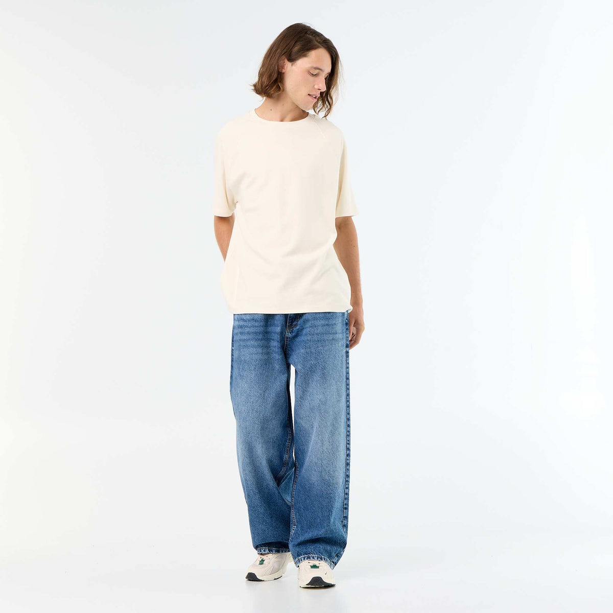 Jean coupe super baggy BLEU