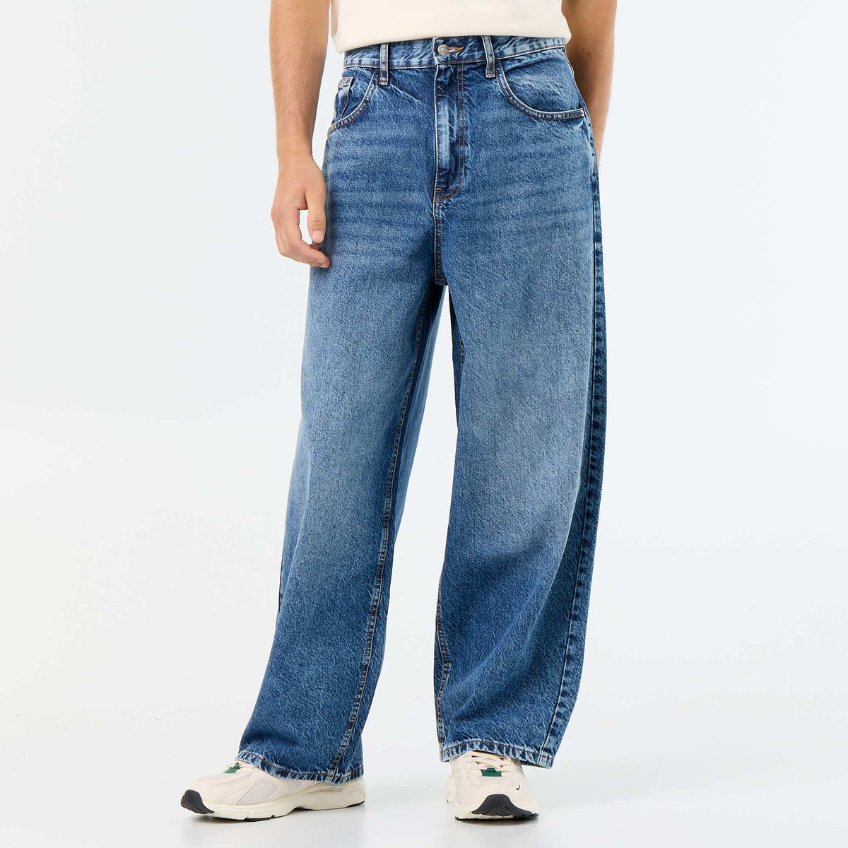 Jean coupe super baggy BLEU