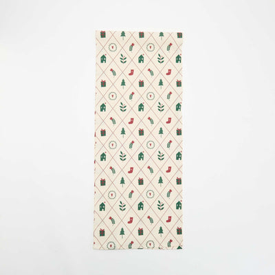 Chemin de table 'Noël' - KIABI Home ECRU
