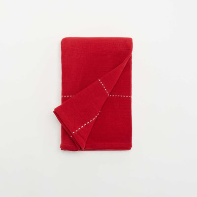 Nappe de Noël unie - KIABI Home ROUGE