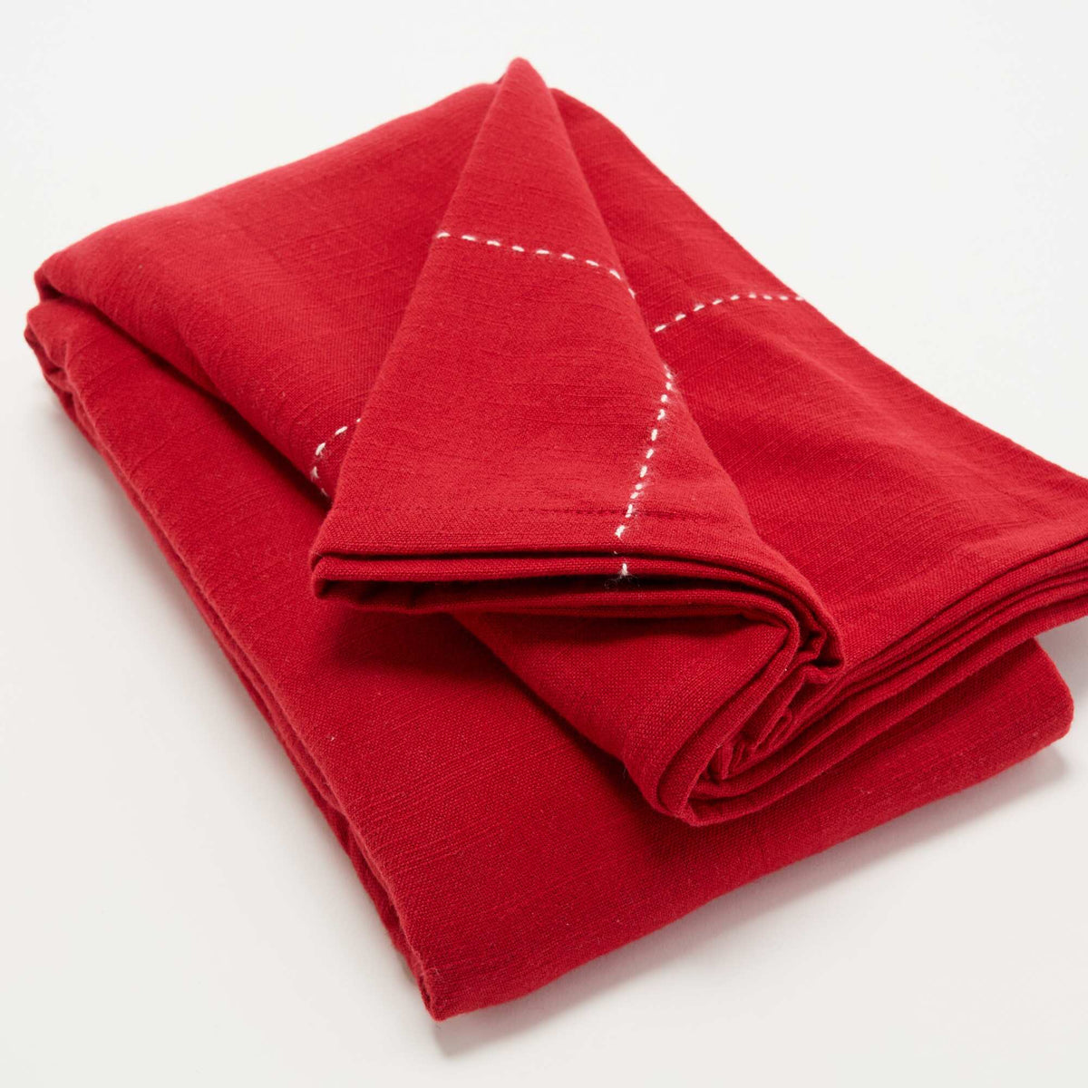 Nappe de Noël unie - KIABI Home ROUGE