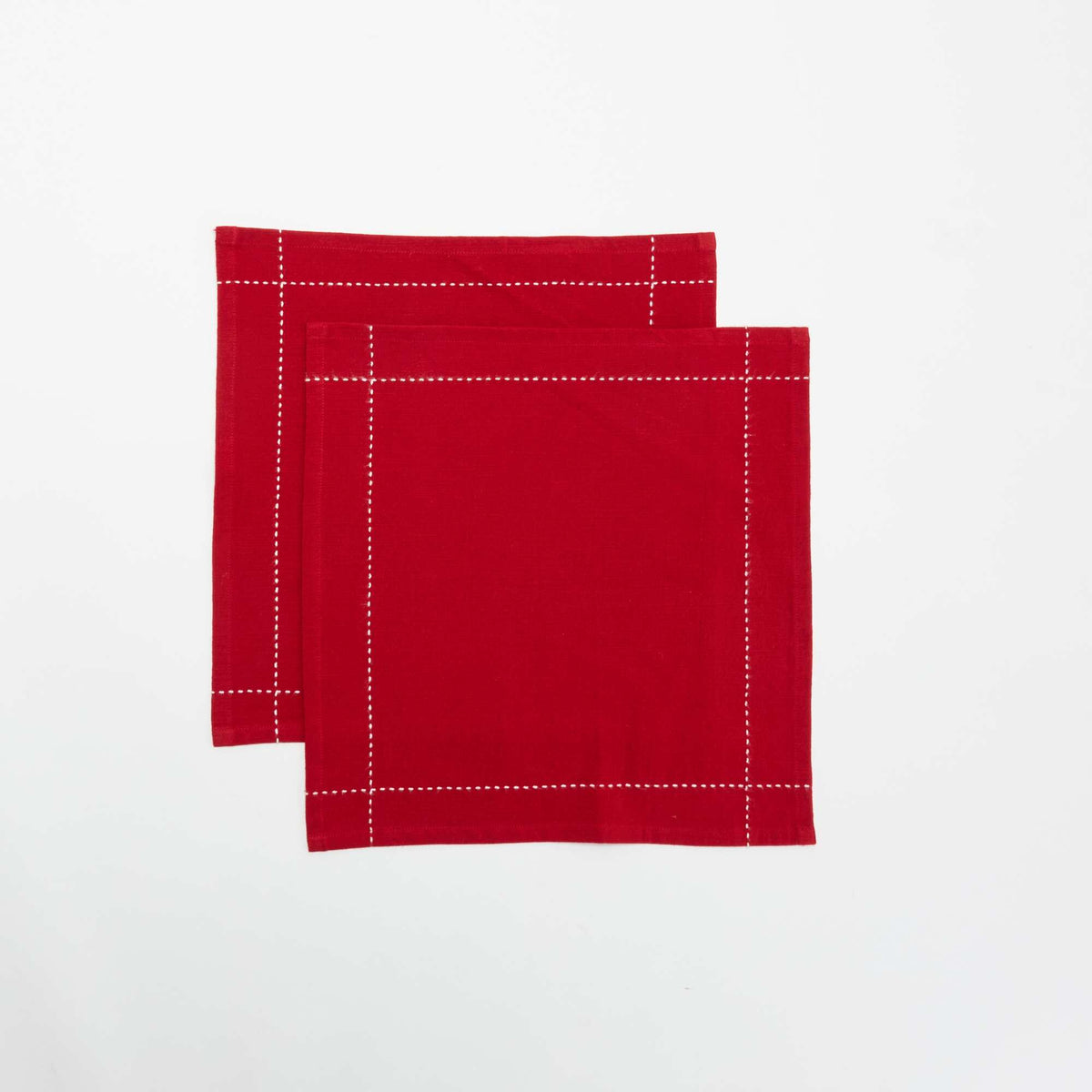 Lot de 2 serviettes de table 'Noël' - KIABI Home ROUGE