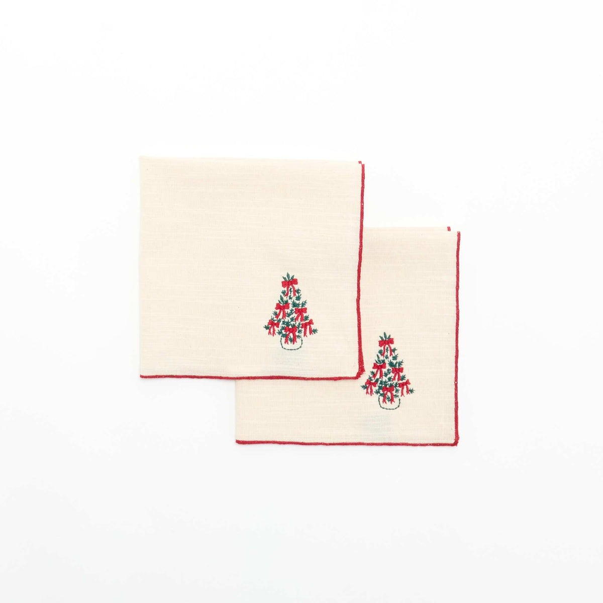 Lot de 2 serviettes de table 'Noël' - KIABI Home ECRU