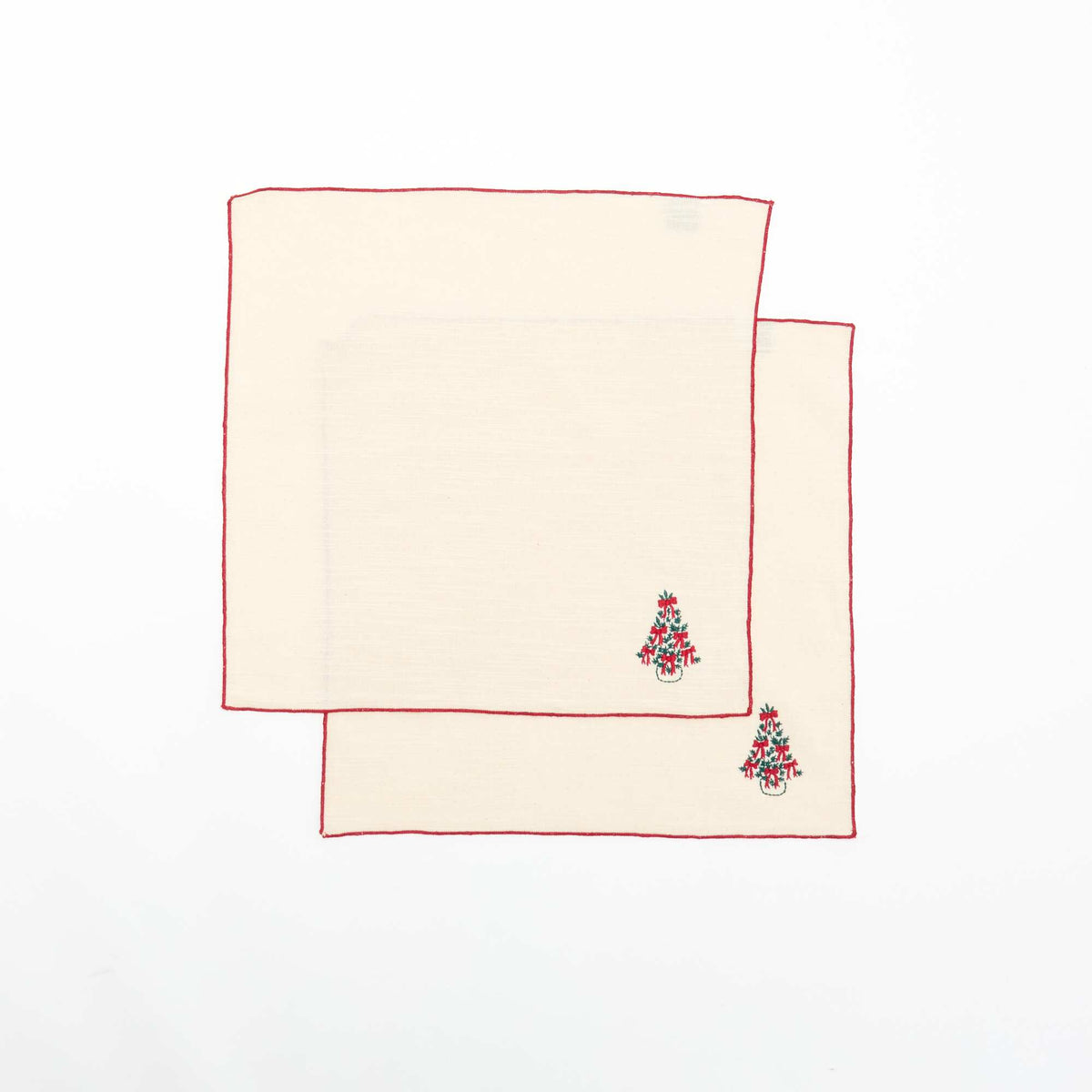Lot de 2 serviettes de table 'Noël' - KIABI Home ECRU
