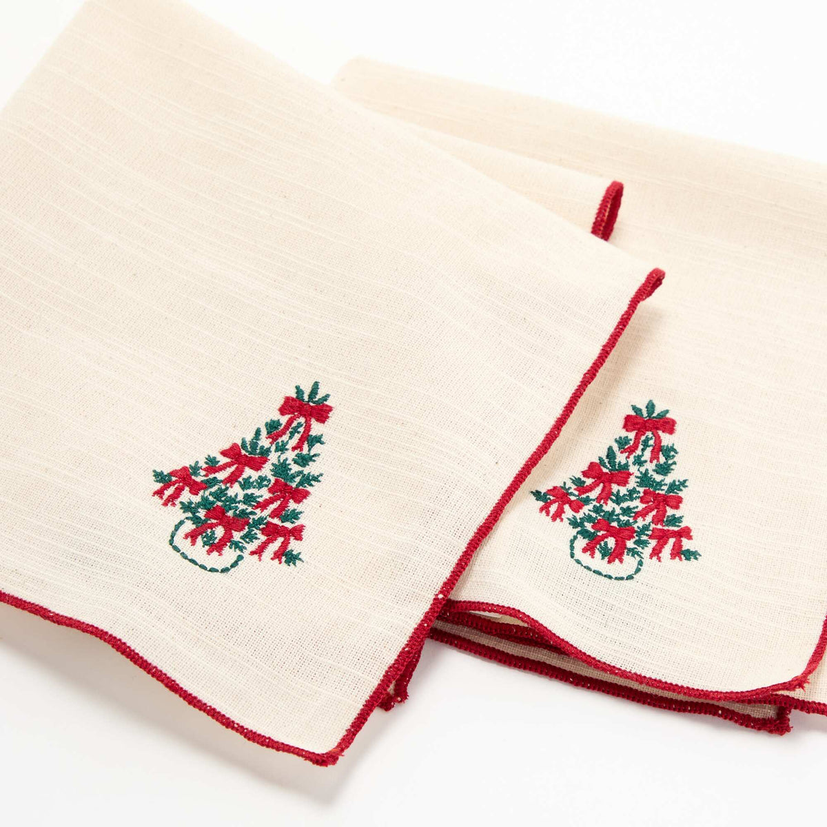 Lot de 2 serviettes de table 'Noël' - KIABI Home ECRU
