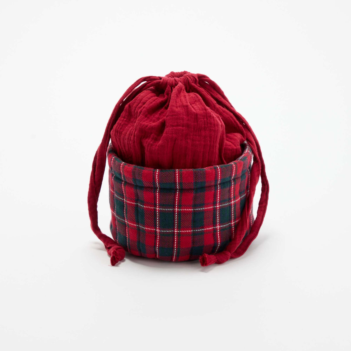 Pochon de rangement 'Noël' ROUGE
