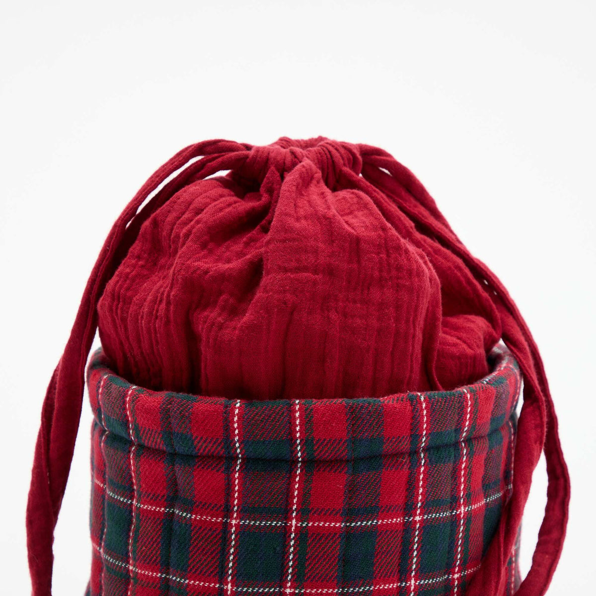 Pochon de rangement 'Noël' ROUGE