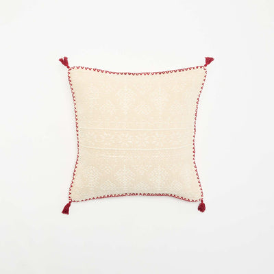 Housse de coussin brodée pour Noël - KIABI Home ECRU