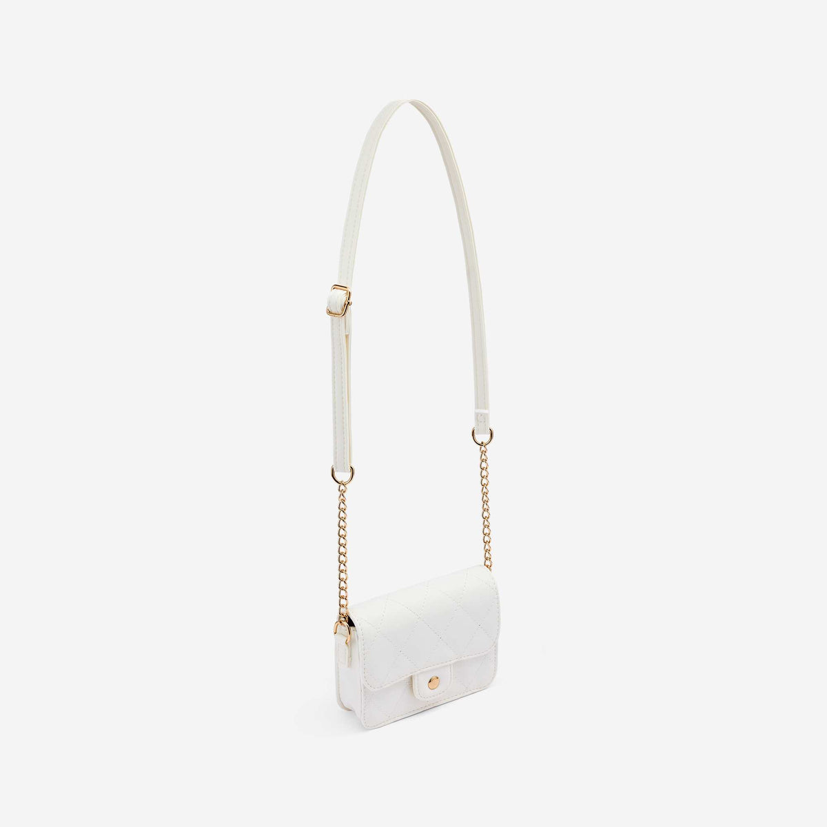 Sac à main avec bandoulière réglable BLANC