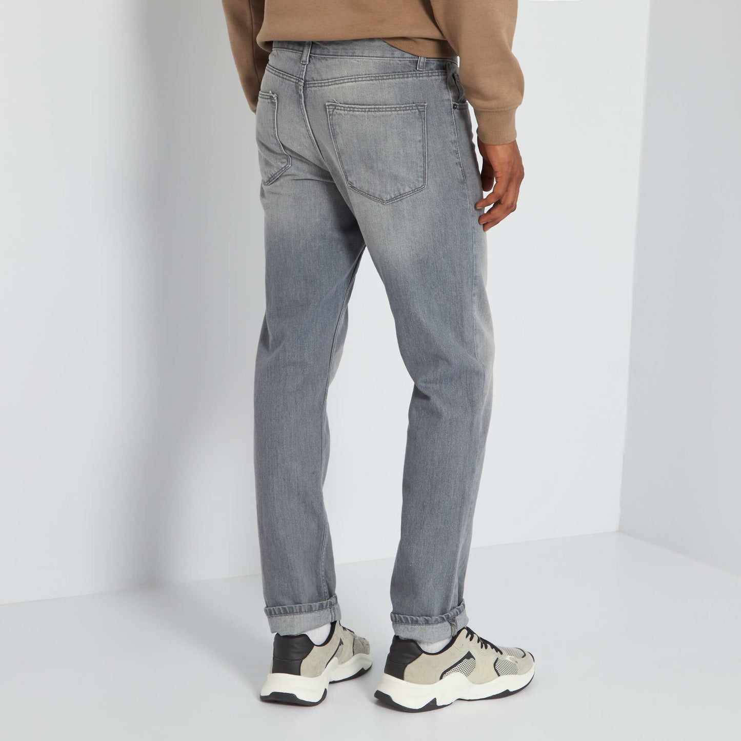 Jean regular - L32 Gris