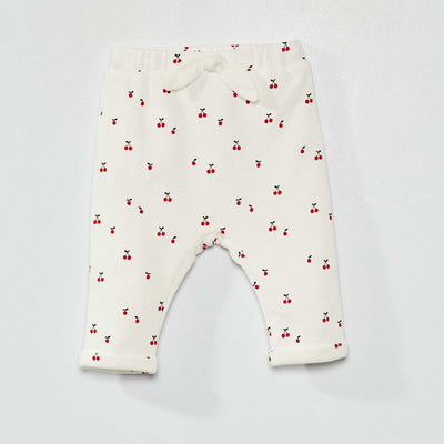 Pantalon sarouel imprimé Blanc