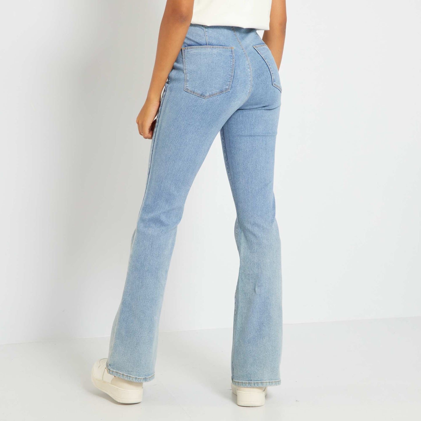 Jean flare/bootcut stretch Bleu