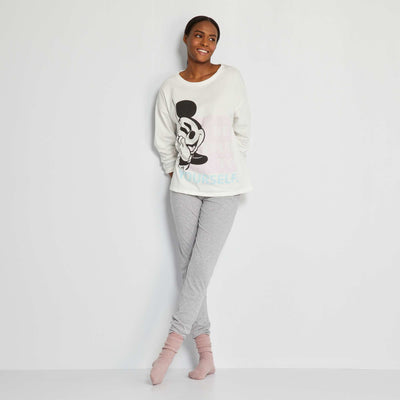 Pyjama 'Disney' Blanc/gris Mickey