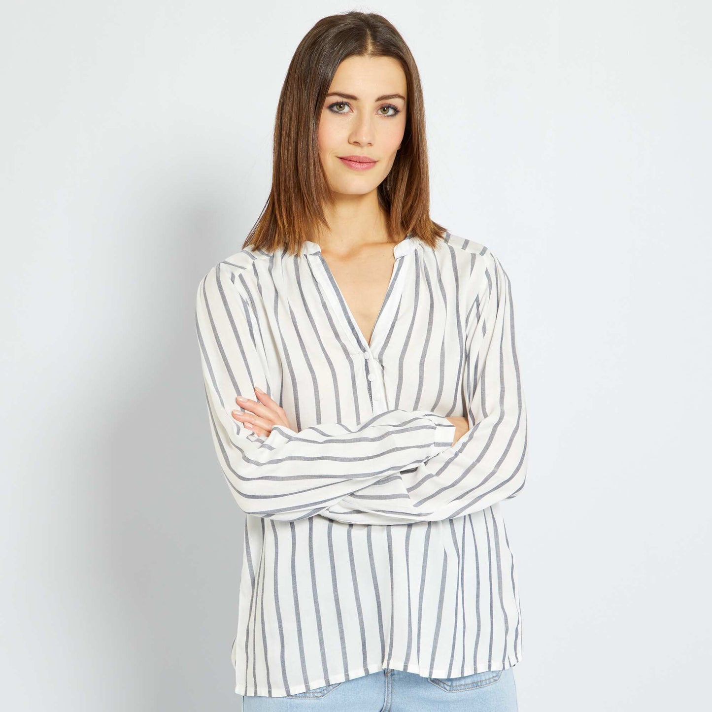 Blouse fluide Blanc