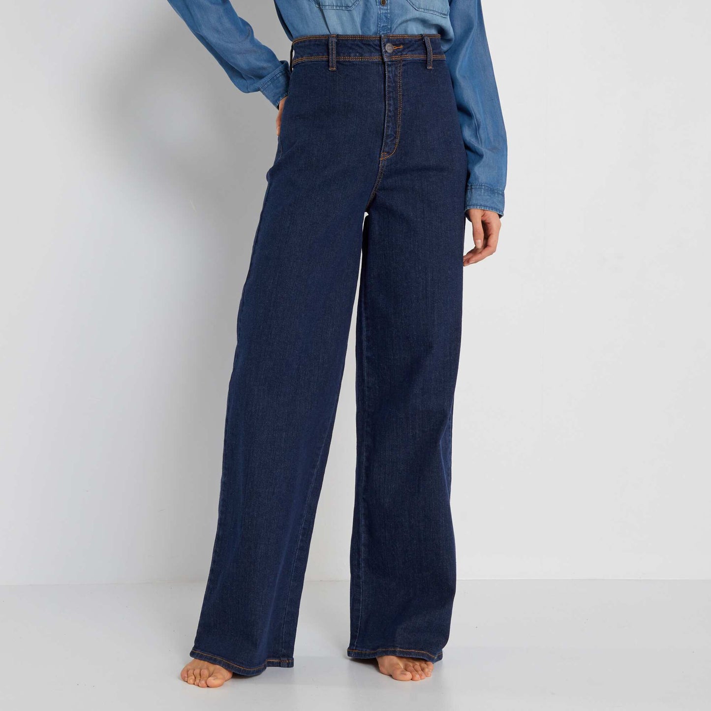 Jean wide leg Brut