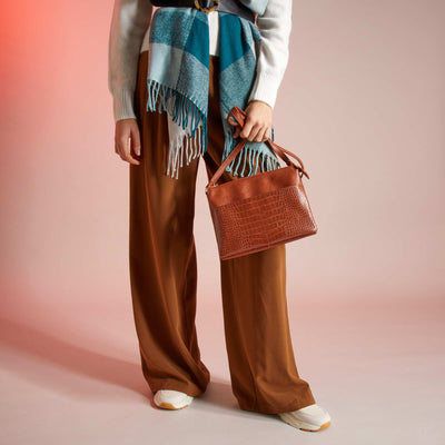 Sac à main pochette Marron